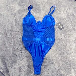 Fredericks of Hollywood Electric Blue Teddy